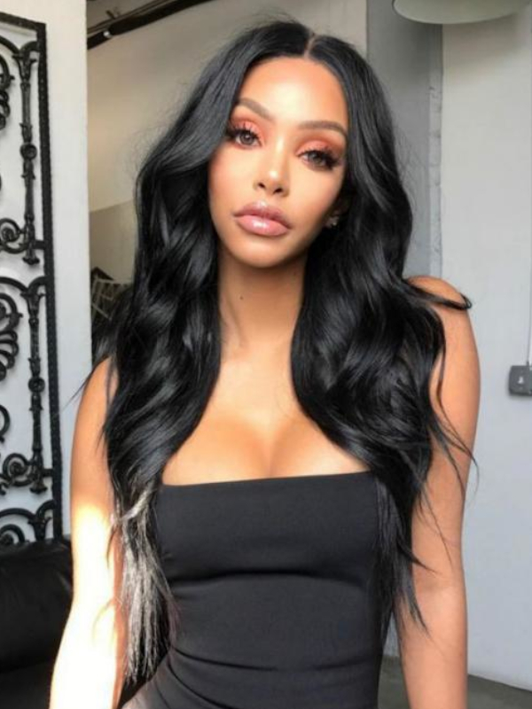 Body Wave Middle Part Lace Front Wig