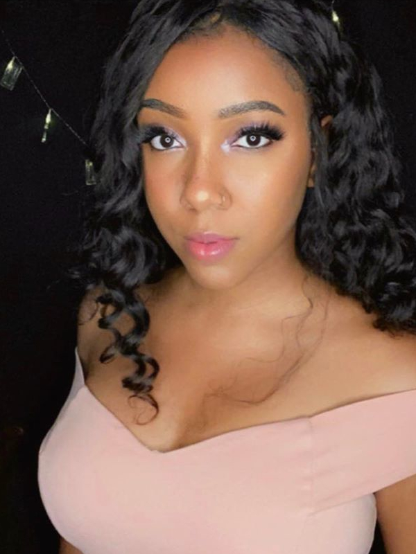Deep Wave Virgin Hair Lace Front Wig