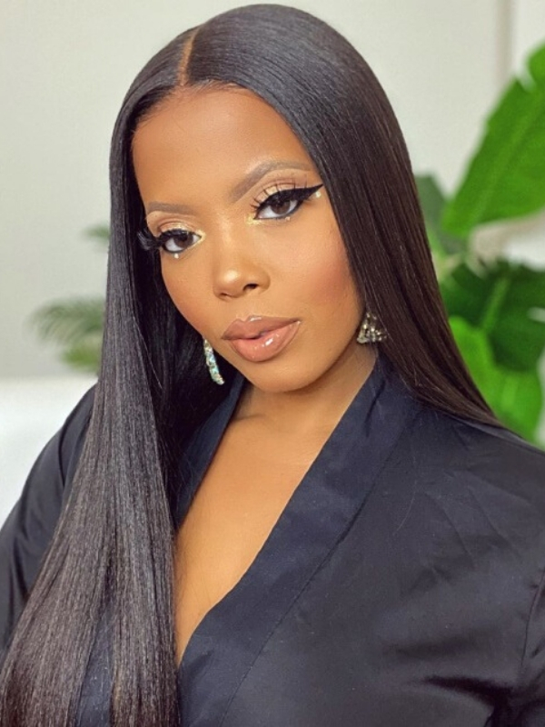Silky Straight Long Hair Lace Front Wig